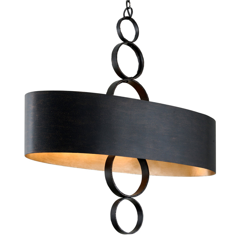 Troy Rivington F7237 Pendant Light - Charred Copper