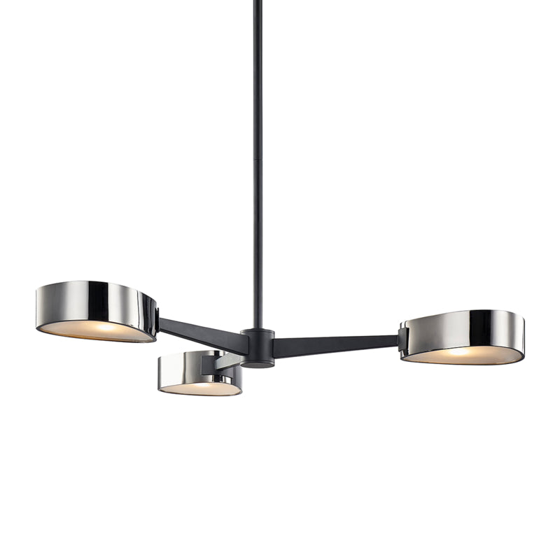 Troy Allisio F7333 Chandelier Light - Carbide Black And Black Chrome