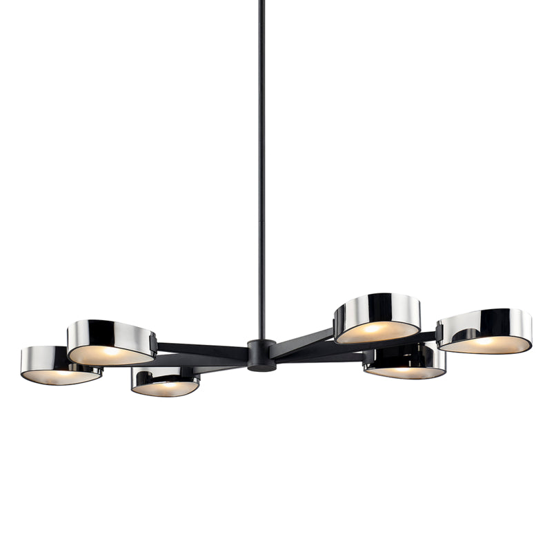 Troy Allisio F7336 Chandelier Light - Carbide Black And Black Chrome