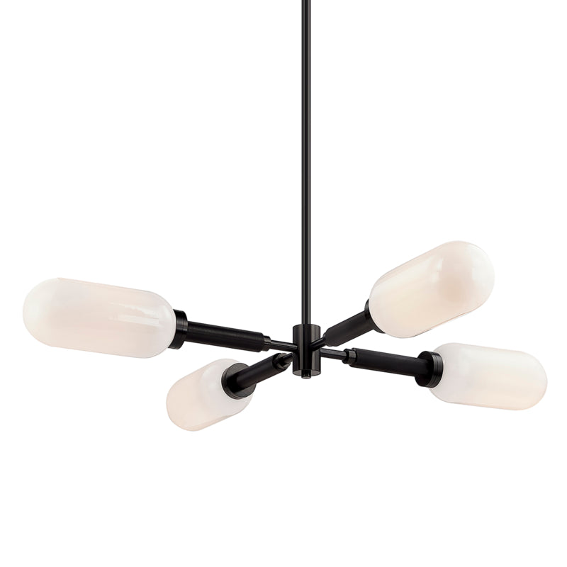 Troy Annex F7355 Chandelier Light - Anodized Black