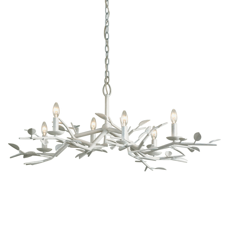 Troy Aubrey F7626 Chandelier Light - Gesso White