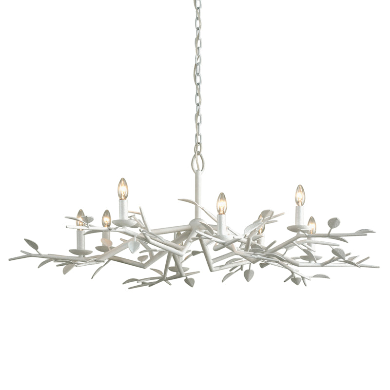 Troy Aubrey F7628 Chandelier Light - Gesso White