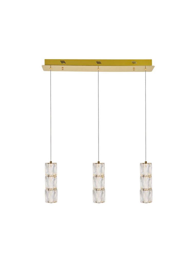 Elegant Polaris 3500D3G Pendant Light - Gold