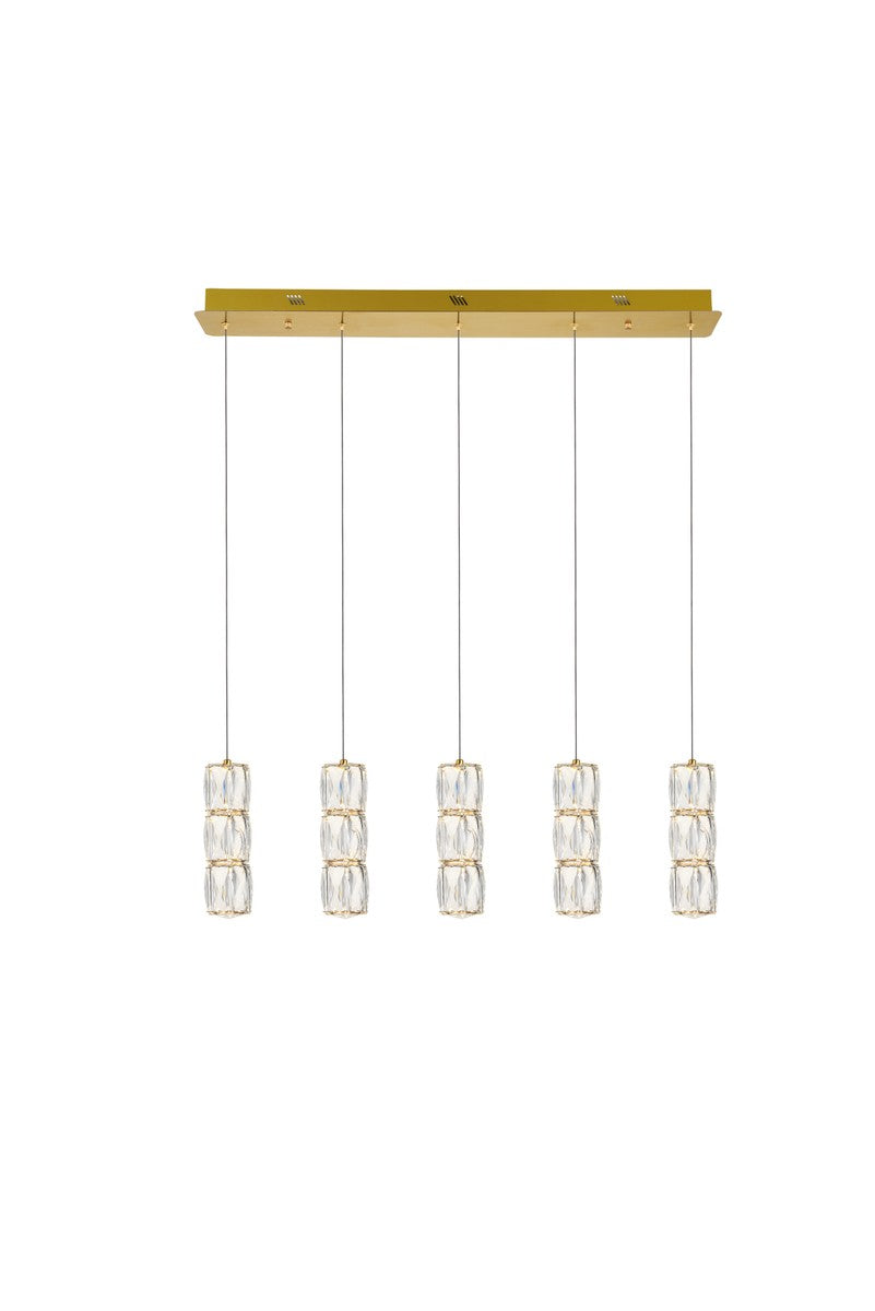 Elegant Polaris 3500D5G Pendant Light - Gold