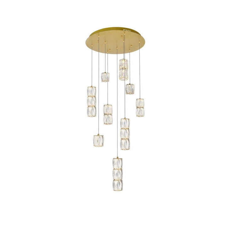 Elegant Polaris 3500D9G Pendant Light - Gold