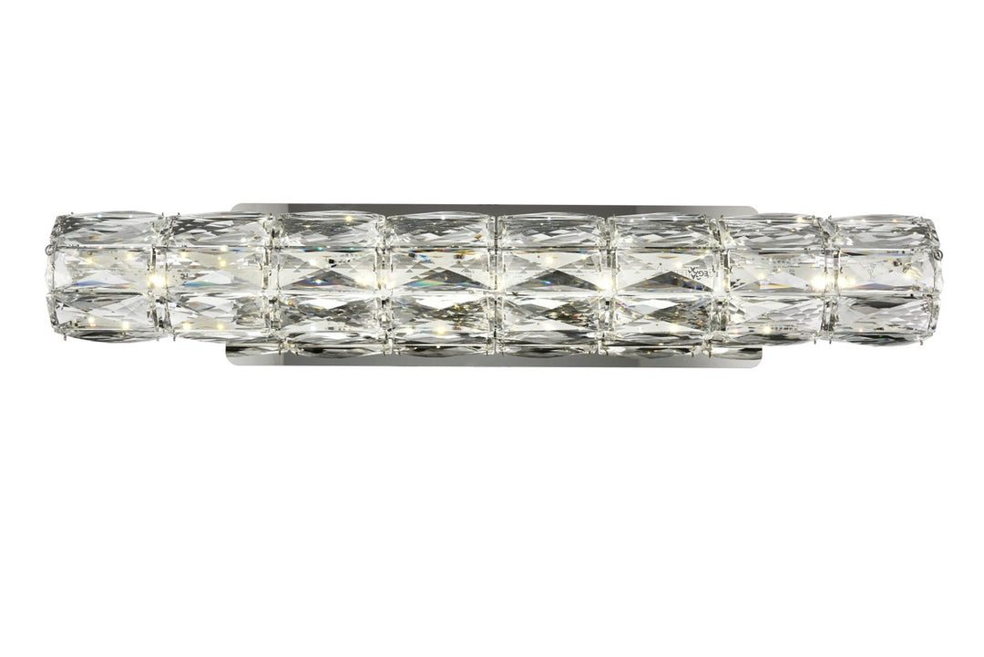 Elegant Valetta 3501W24C Wall Sconce Light - Chrome