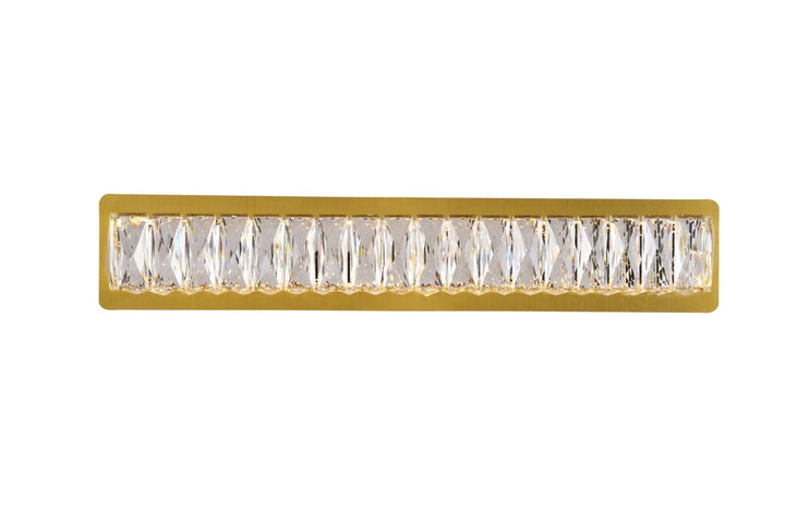 Elegant Monroe 3502W24G Bath Vanity Light 3 in. wide - Gold