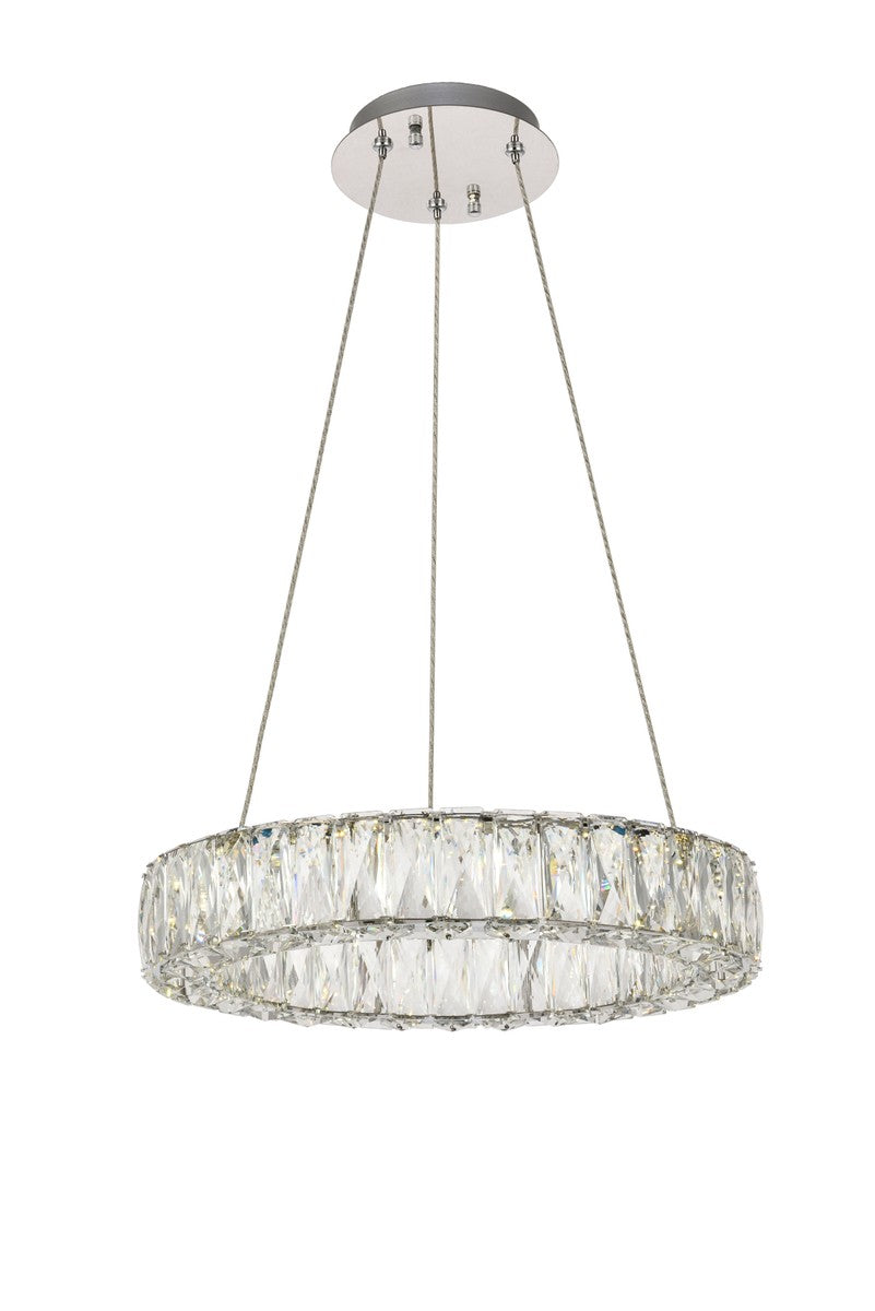 Elegant Monroe 3503D17C Chandelier Light - Chrome