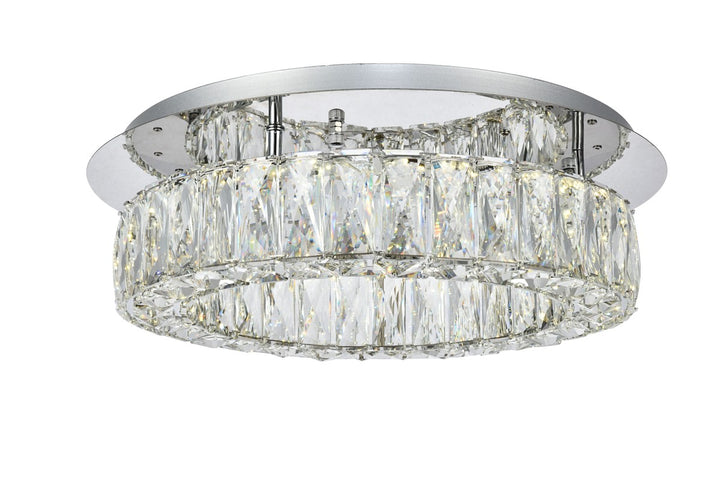 Elegant Monroe 3503F18C Ceiling Light - Chrome