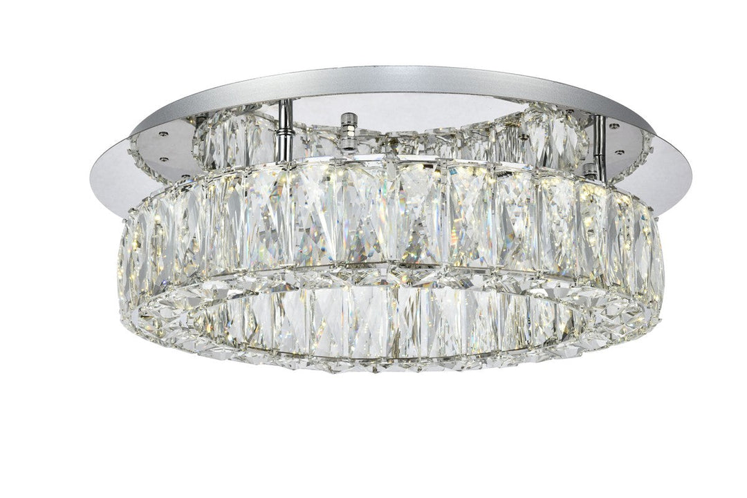 Elegant Monroe 3503F18C Ceiling Light - Chrome