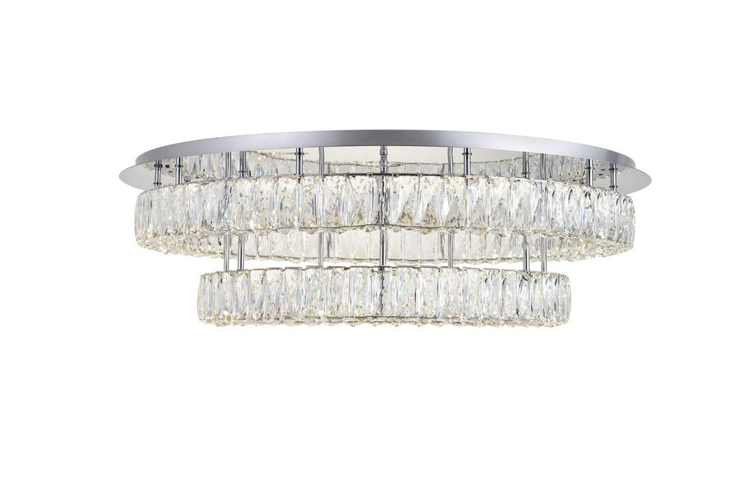 Elegant Monroe 3503F33L2C Ceiling Light - Chrome