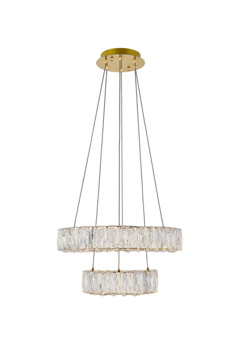 Elegant Monroe 3503G18G Chandelier Light - Gold