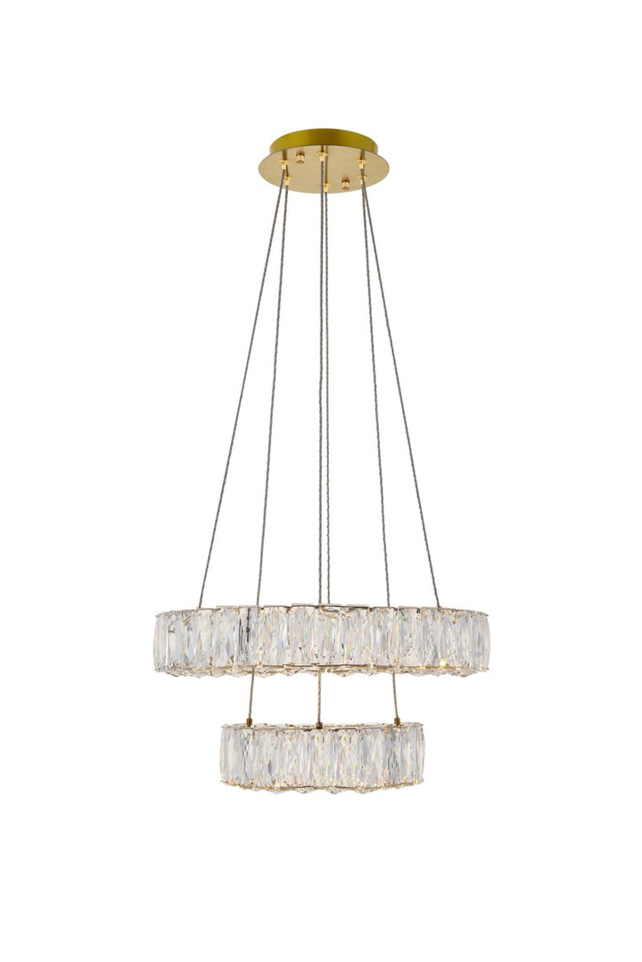 Elegant Monroe 3503G18G Chandelier Light - Gold