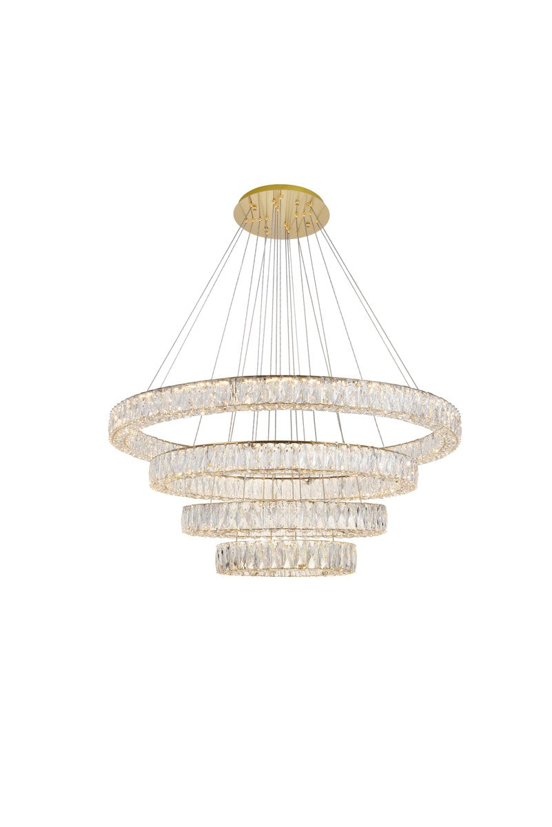 Elegant Monroe 3503G41G Chandelier Light - Gold