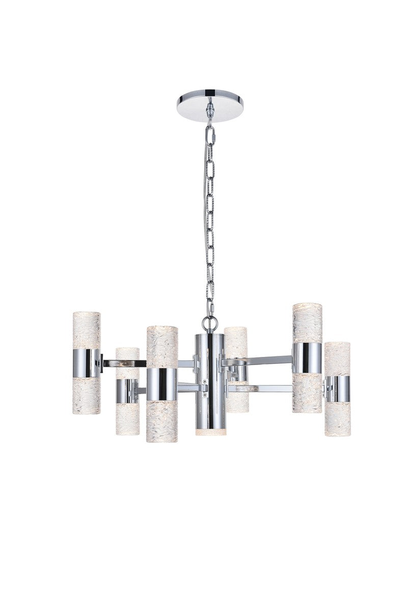 Elegant Vega 5200D26C Chandelier Light - Chrome