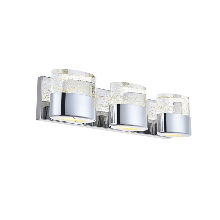 Elegant Pollux 5301W19C Bath Vanity Light 20 in. wide - Chrome