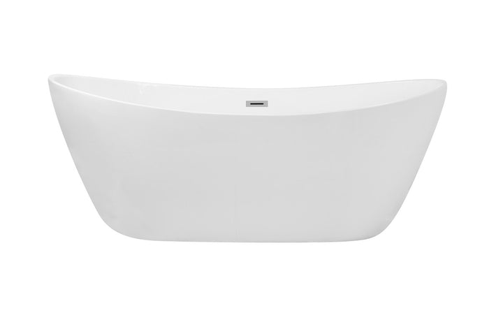 Elegant Lighting BT10372GW Modern Ines Plumbing Glossy White