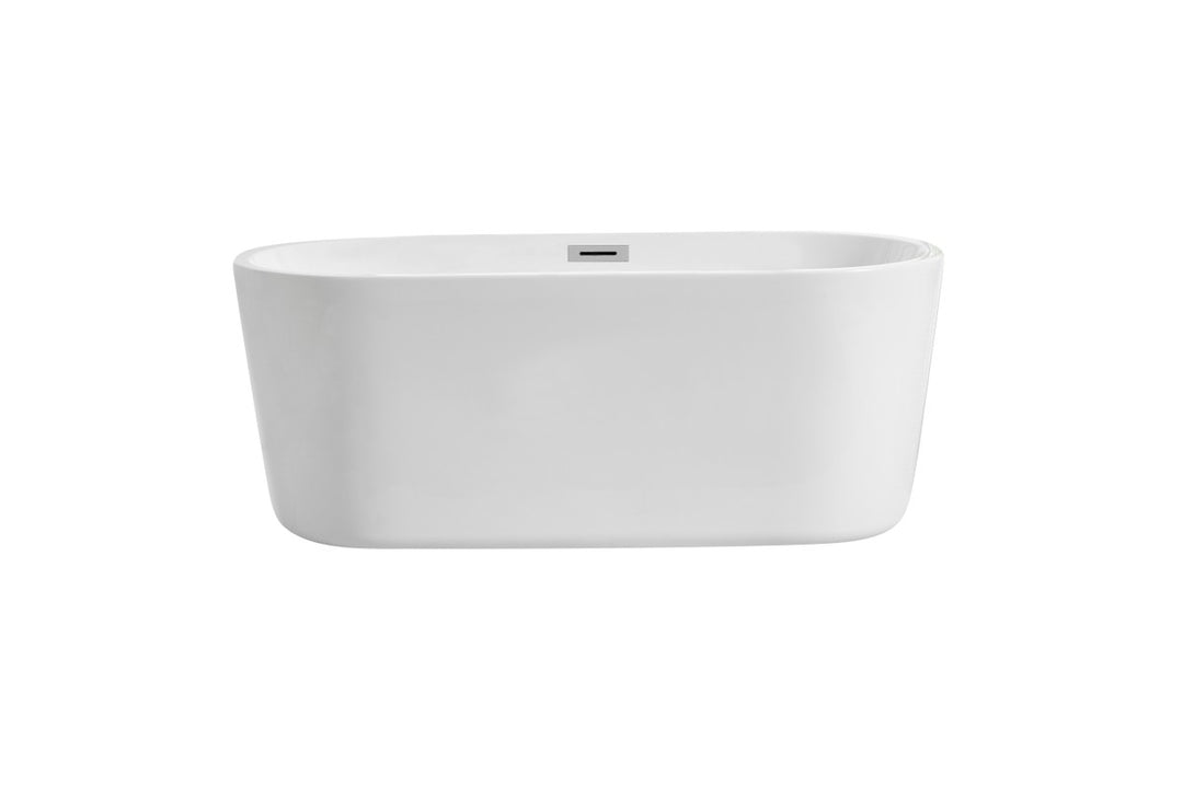 Elegant Lighting BT10659GW  Odette Plumbing Glossy White