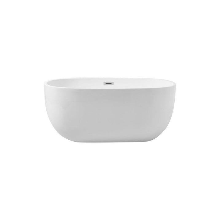 Elegant Lighting BT10754GW  Allegra Plumbing Glossy White