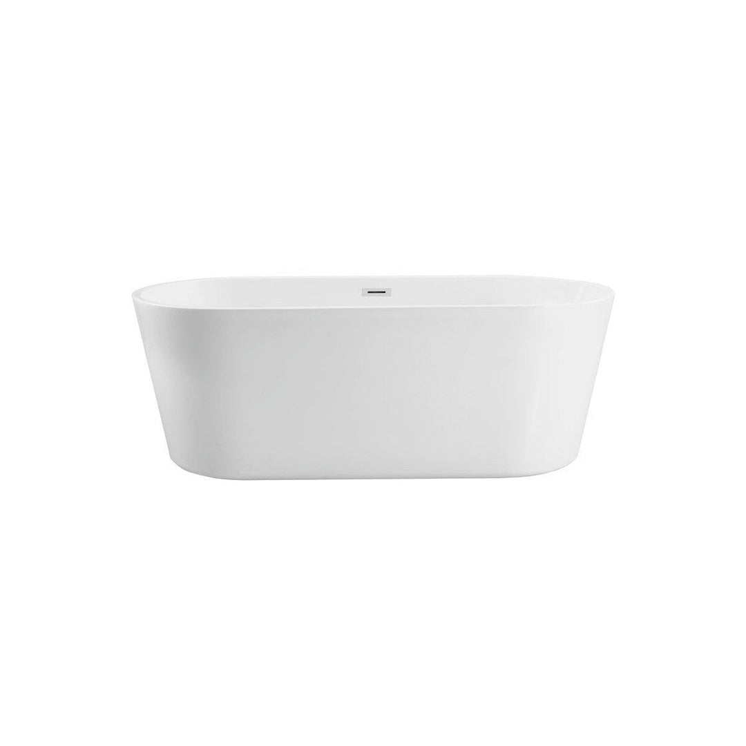 Elegant Lighting BT10671GW  Odette Plumbing Glossy White