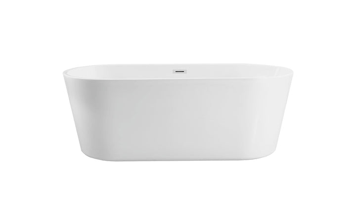 Elegant Lighting BT10671GW  Odette Plumbing Glossy White