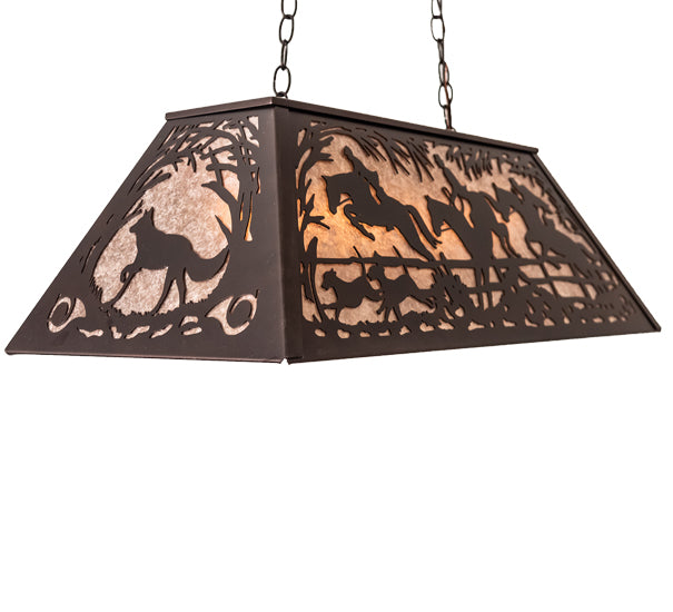 Meyda Tiffany Fox Hunt 109866 Pendant Light - Mahogany Bronze