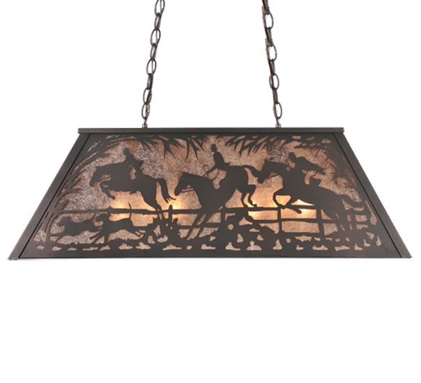 Meyda Tiffany Fox Hunt 109866 Pendant Light - Mahogany Bronze