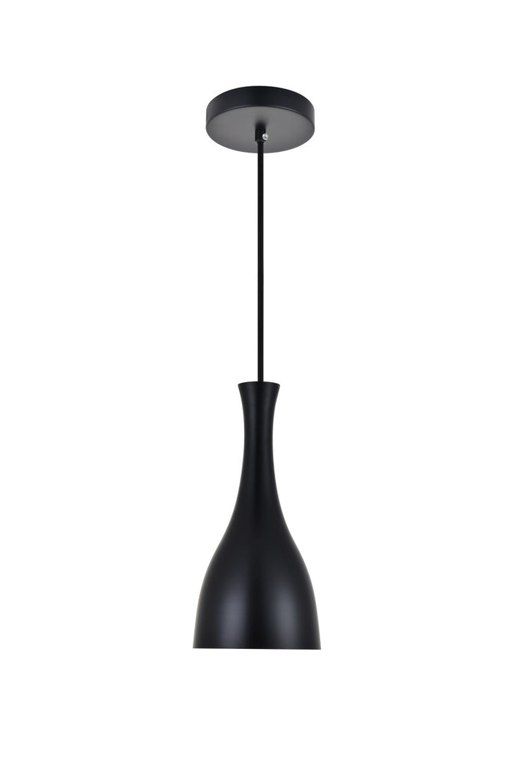 Elegant Aiken LD2407BK Pendant Light - Black