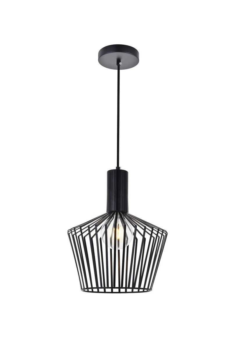 Elegant Ronnie LD2414BK Pendant Light - Black