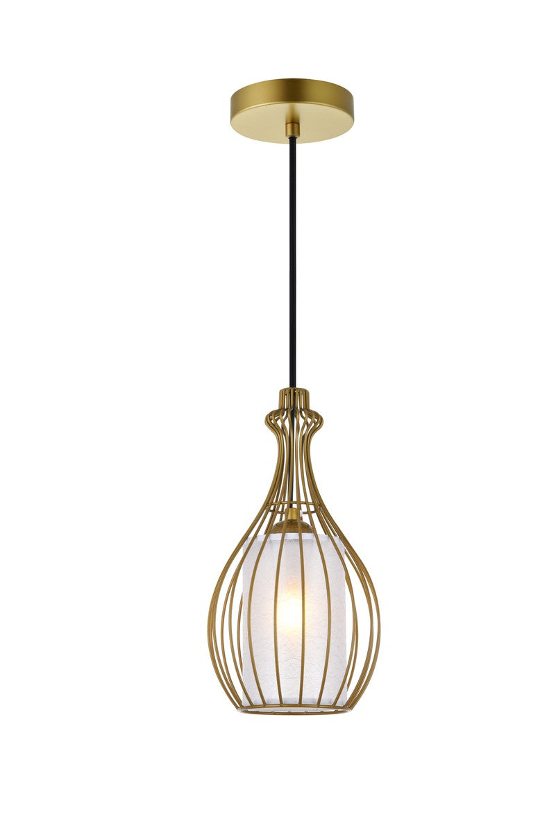 Elegant Miya LD2419BR Pendant Light - Brass