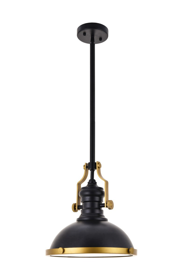 Elegant Eamon LD5001D13BRB Pendant Light - Matte Black