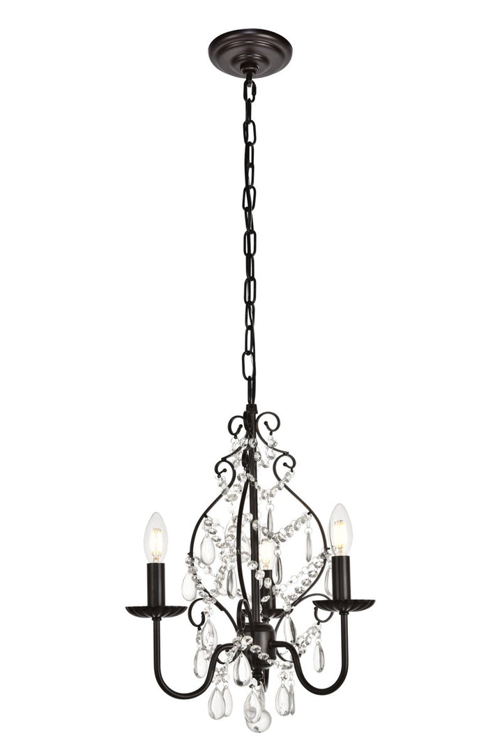 Elegant BLAISE LD5003D15ORB Chandelier Light - Oil Rubbed Bronze