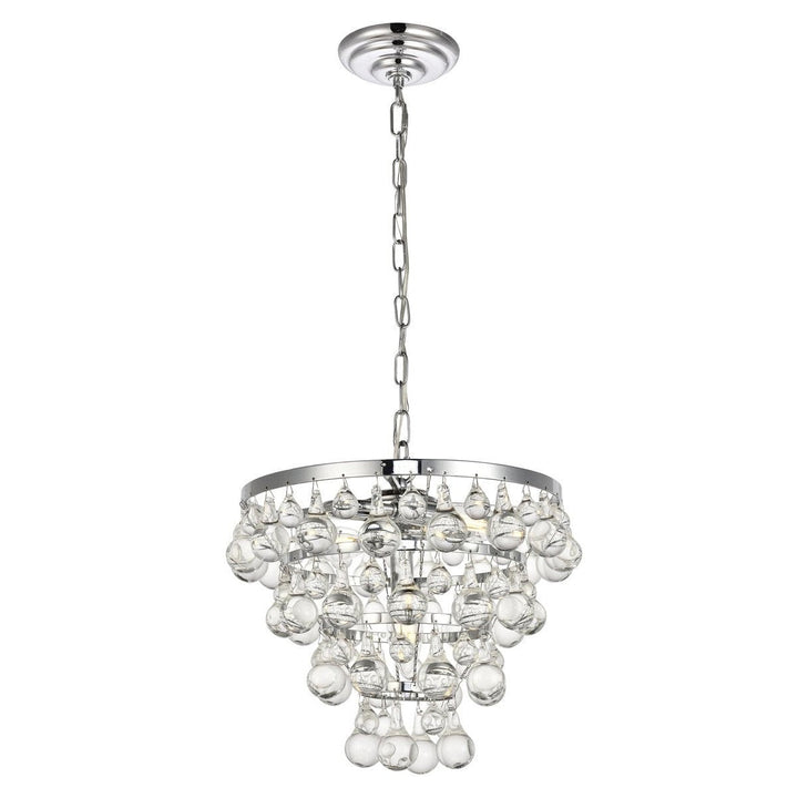 Elegant Kora LD5016D13C Pendant Light - Chrome