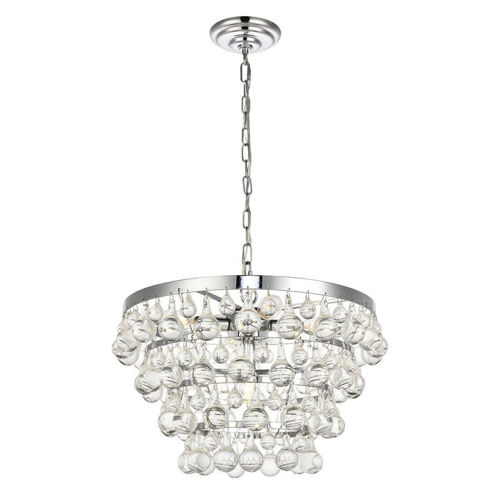 Elegant Kora LD5016D17C Pendant Light - Chrome