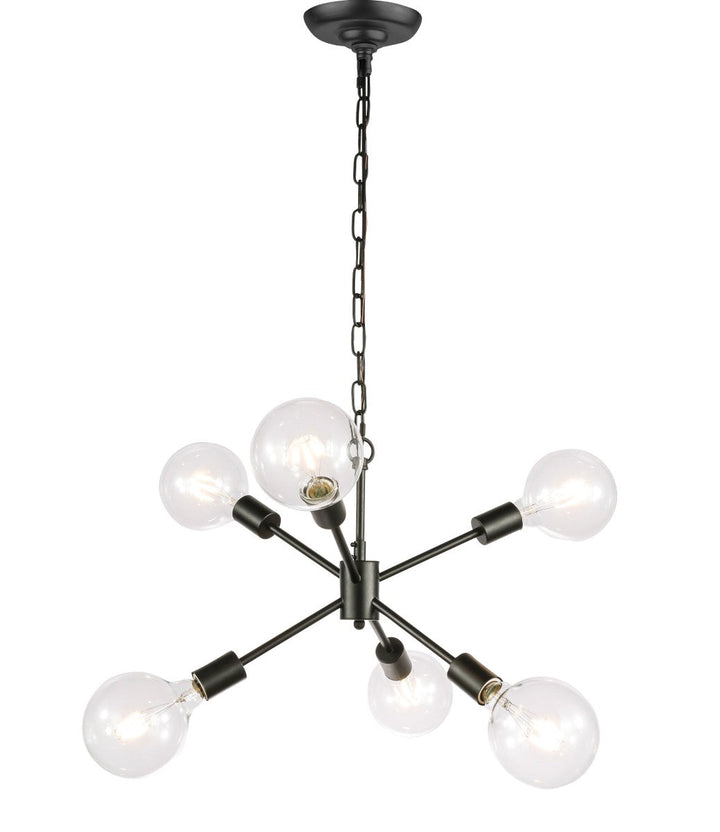 Elegant Nolan LD5033D16BK Pendant Light - Black