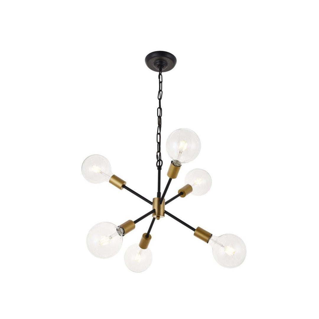 Elegant Nolan LD5033D16BRB Pendant Light - Matte Black