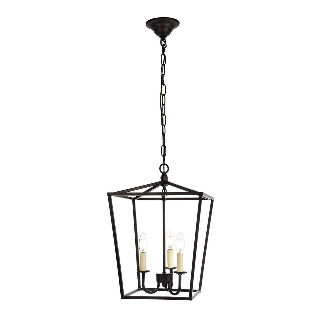 Elegant Maddox LD6008D12BK Pendant Light - Black