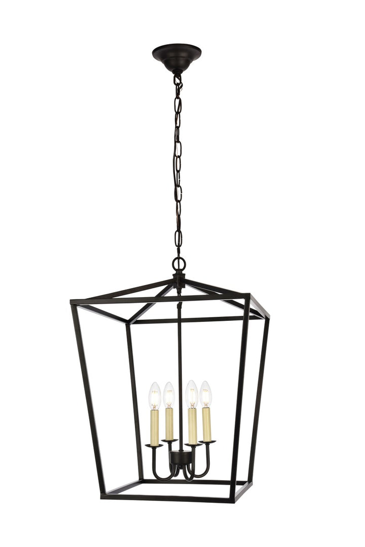 Elegant Maddox LD6008D17BK Pendant Light - Black