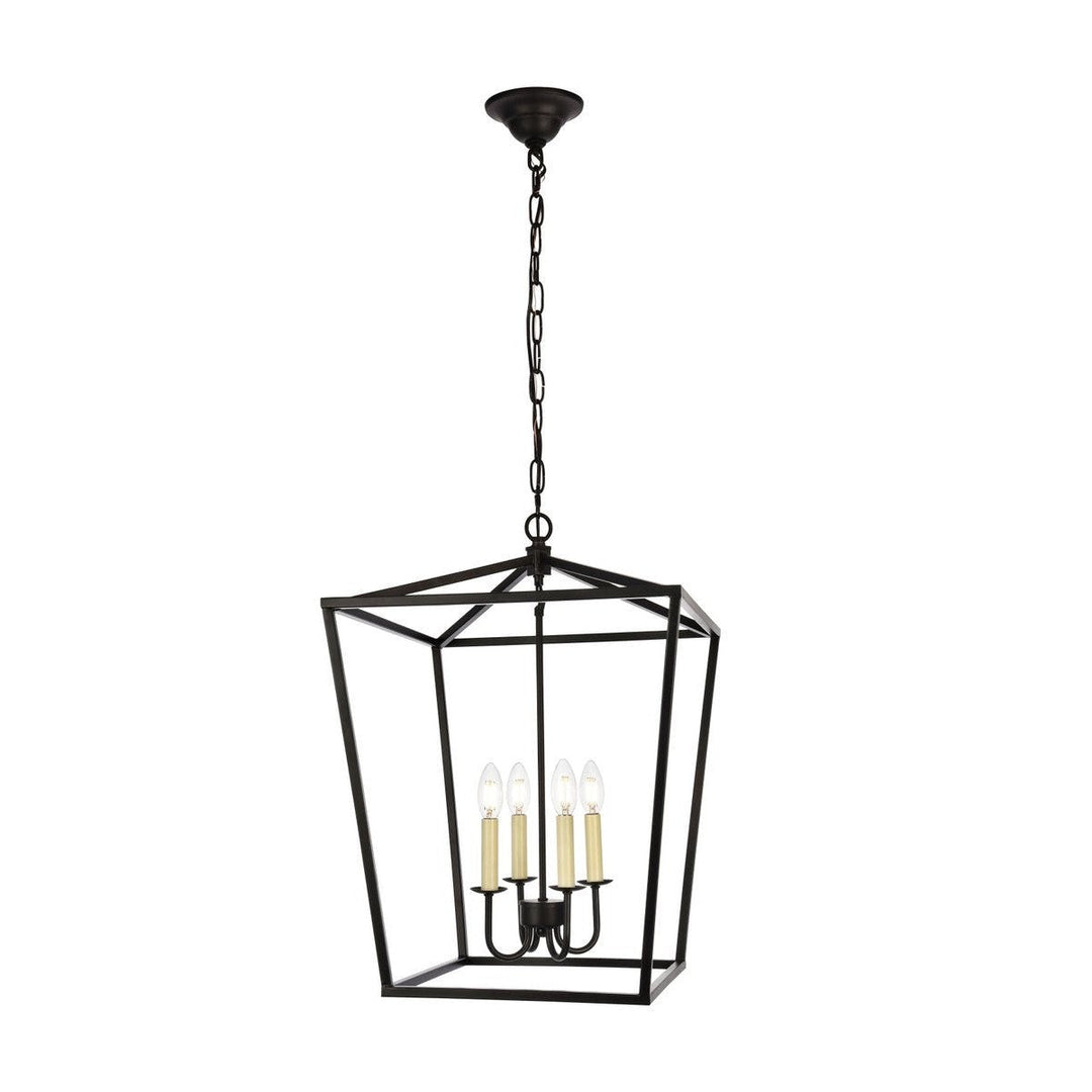 Elegant Maddox LD6008D17BK Pendant Light - Black