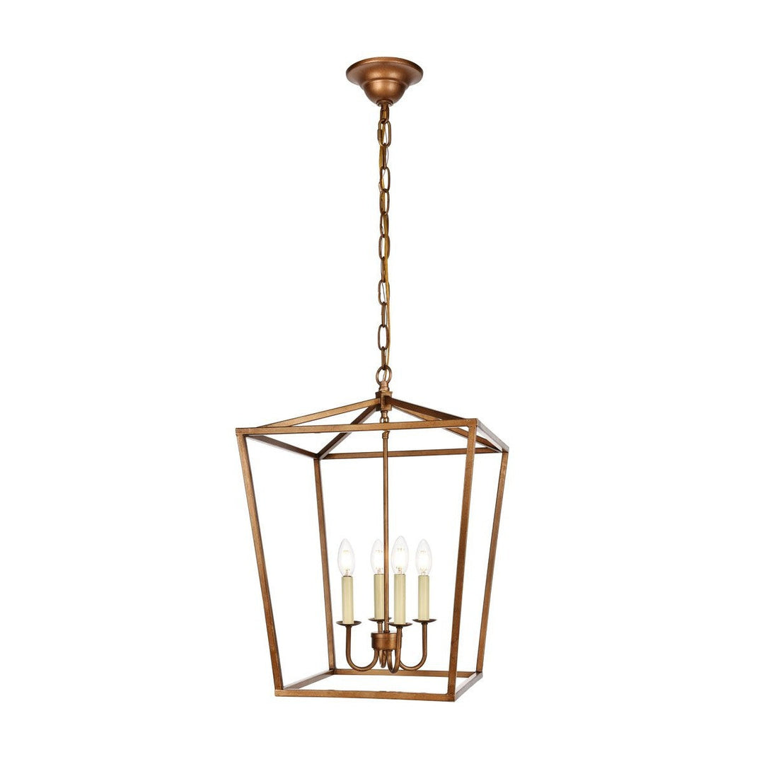 Elegant Maddox LD6008D17G Pendant Light - Vintage Gold