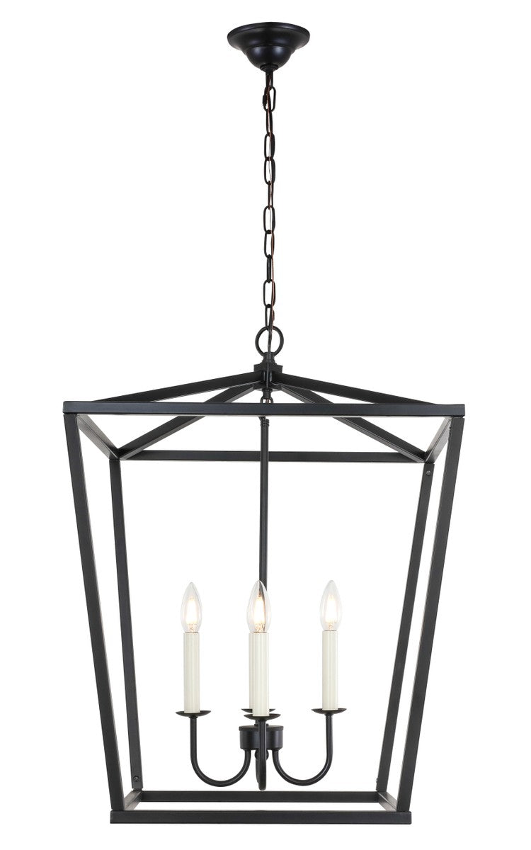 Elegant Maddox LD6008D20BK Pendant Light - Black