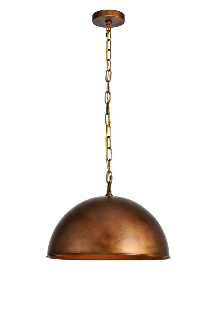 Elegant Merce LD6013D15BR Pendant Light - Manual Brass