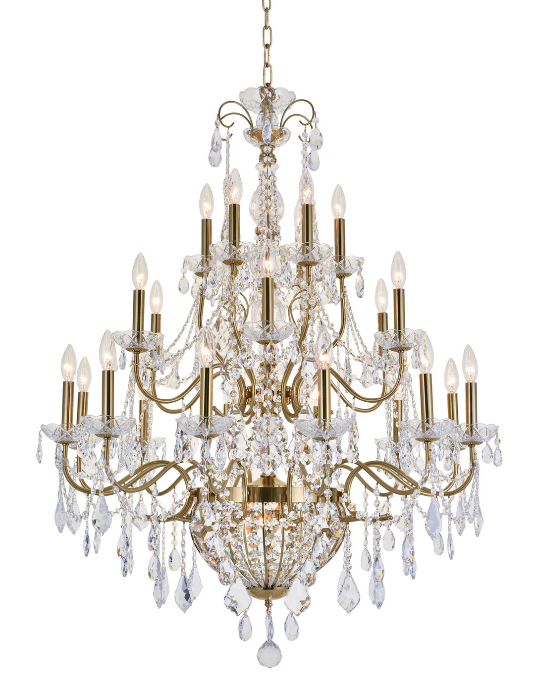 Bethel International LA28C36CO Chandelier Light - Copper