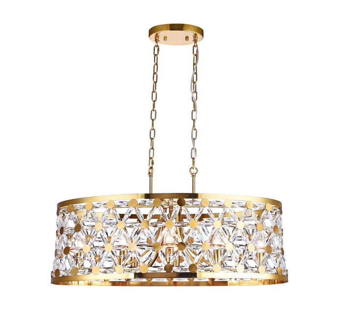 Bethel International ZL31C33CO Chandelier Light - Copper