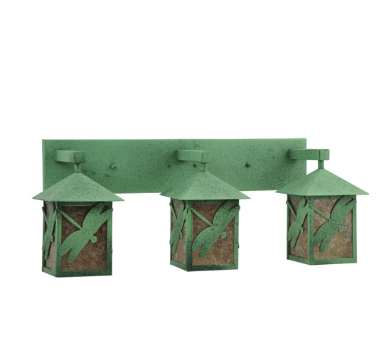 Meyda Tiffany Seneca 109972 Bath Vanity Light 30 in. wide - Wrought Iron