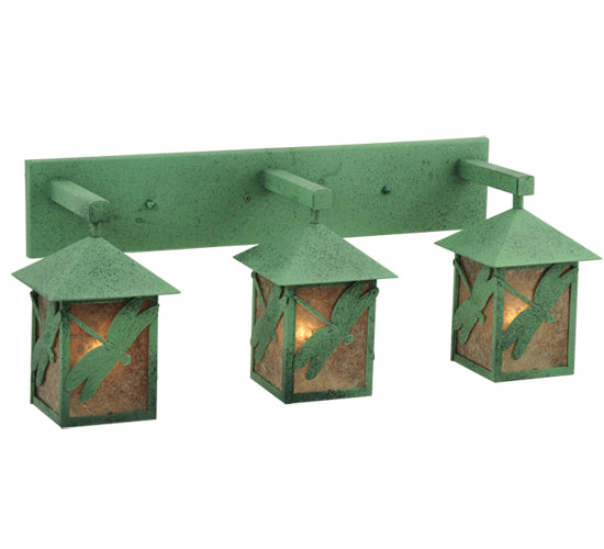 Meyda Tiffany Seneca 109972 Bath Vanity Light 30 in. wide - Wrought Iron