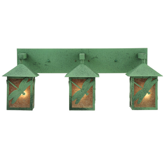 Meyda Tiffany Seneca 109972 Bath Vanity Light 30 in. wide - Wrought Iron