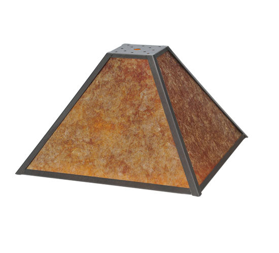Meyda Tiffany Lighting 109975 Mission Shade Lamp Shade Bronze / Dark