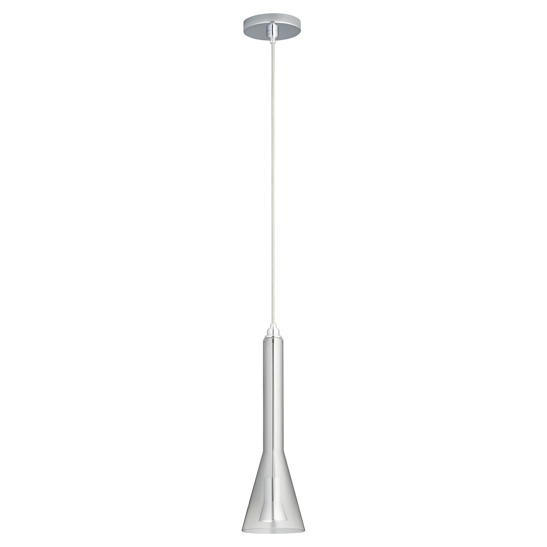 Oxygen Liberty 3-652-1314 Pendant Light - Polished Chrome W/ Smoke Ombre