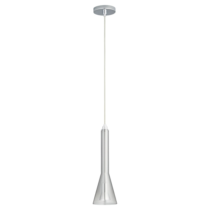 Oxygen Liberty 3-652-1314 Pendant Light - Polished Chrome W/ Smoke Ombre